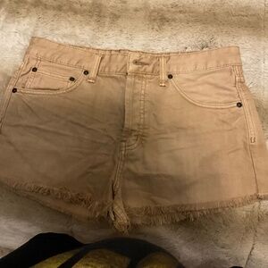 Free People denim shorts
